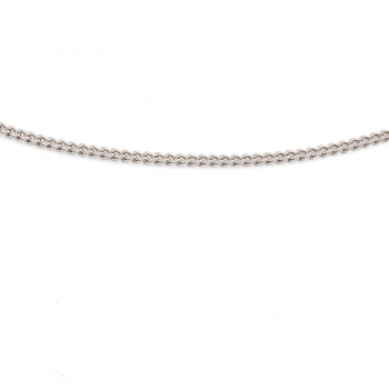 9ct white gold 18 inch curb Chain